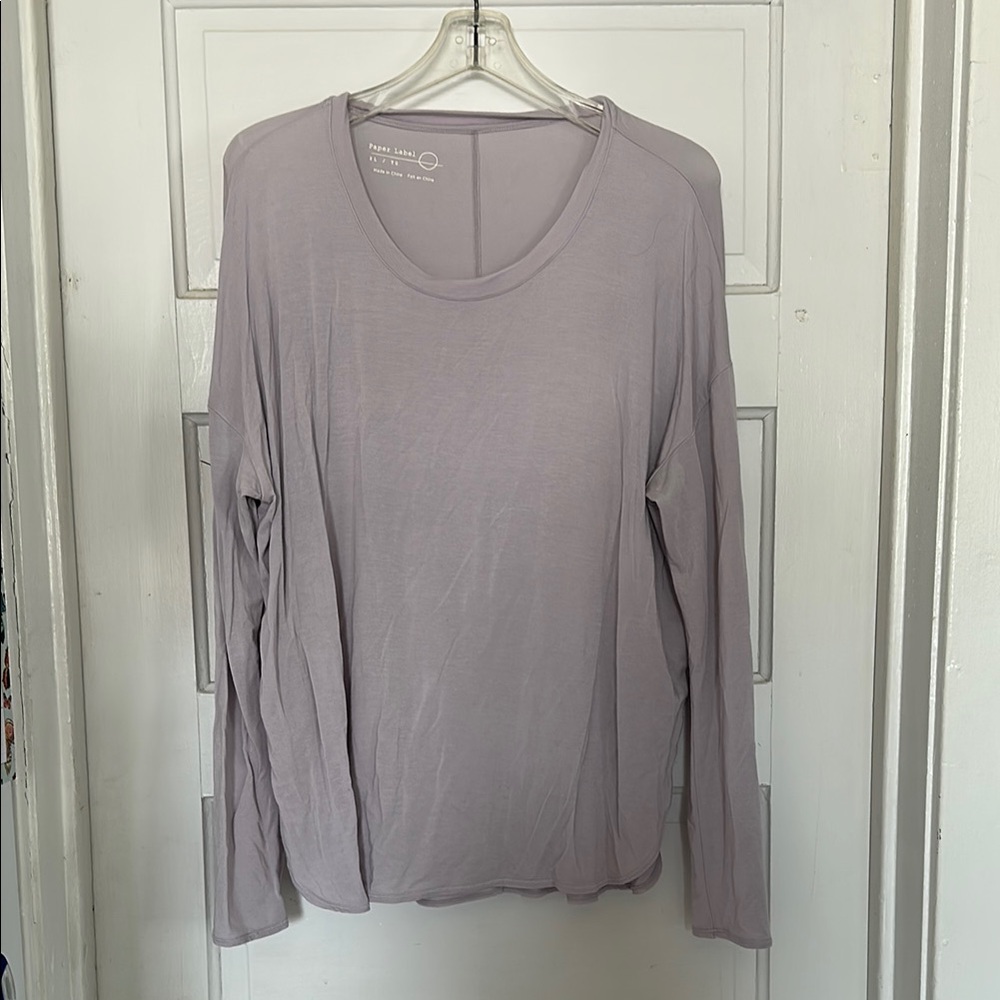 Pastel Purple Long Sleeve Top
